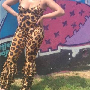 SMALL, Cheetah Print Jumpsuit